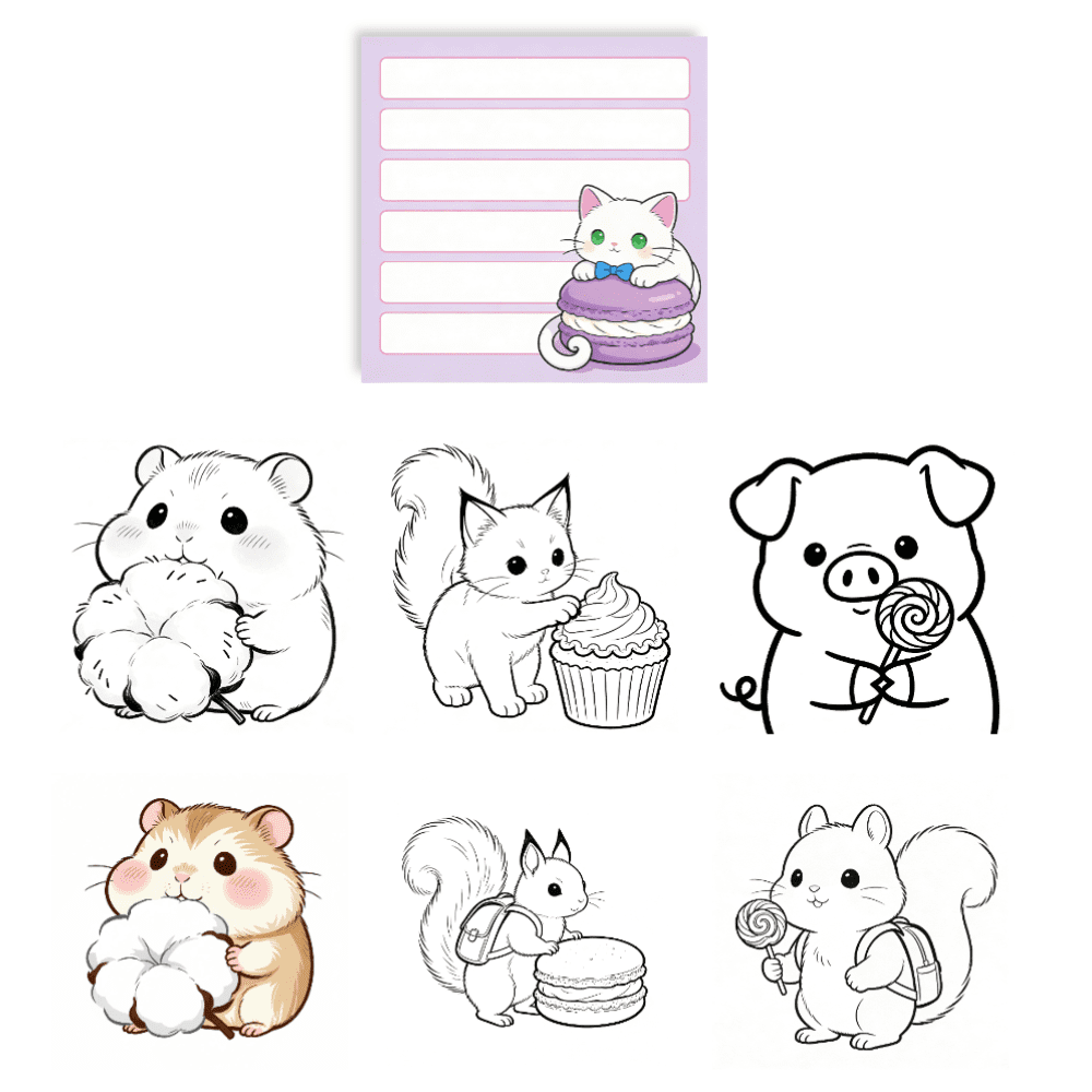 Creative Double-Sided Sticky Notes - 100 Pcs, Original 100 Unique ...