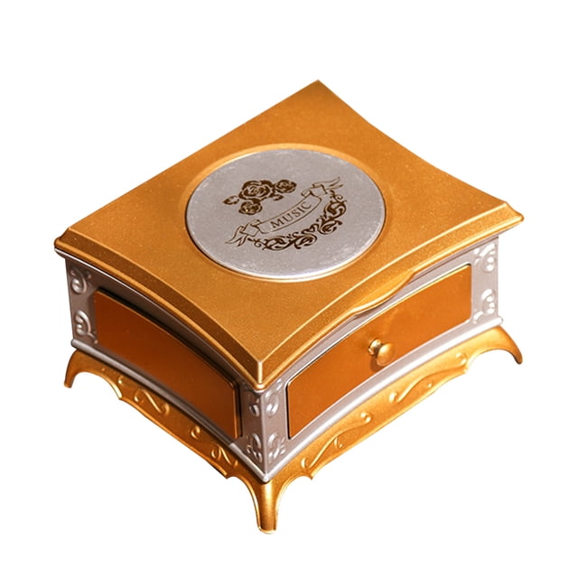 Creative Dress Table Decorative Music Box Miniature Dancing Girl Rotary