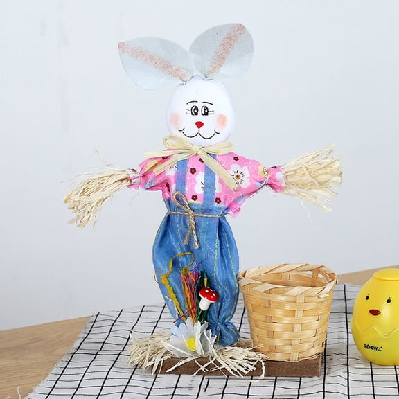 Creative Easter Basket 1PC Handmade Mini Animal Woven Storage Bin
