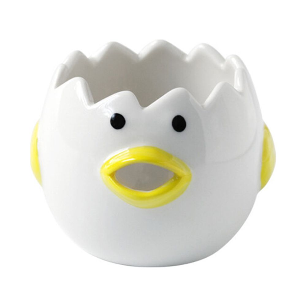 Creative Egg Separator Ceramic Cartoon Egg Yolk White Separator Egg