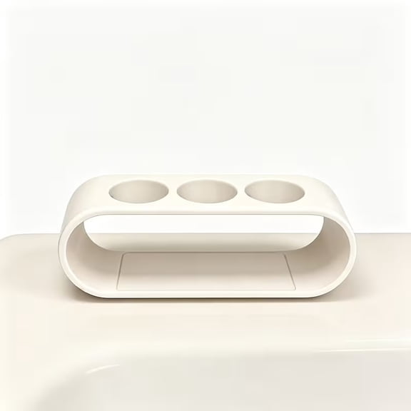 Creative Electric Toothbrush Holder - 3 Slot Storage Rack for Bathroom & Dormitory