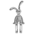 thumbnail image 1 of Creative Electroplated Long Eared Rabbit Figurine With Adhesive Base, Cute Bunny Statues, Versatile Decoration for Office, Shelf, Table, Living Room, and Car Dashboard, 1 of 8