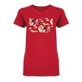thumbnail image 1 of Creative Elephant Collage Shaped T-Shirt Women -Image by Shutterstock, Female x-Large, 1 of 2