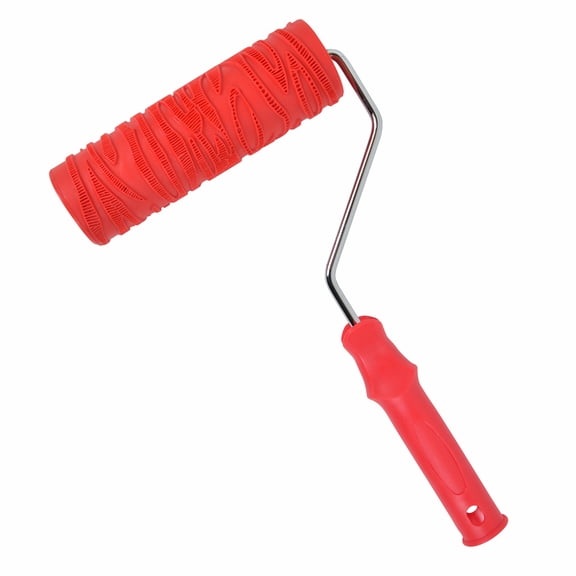 Creative Embossing Paint Roller Professional Rubber Stamping Roller for Home Decoration Wall And Furniture