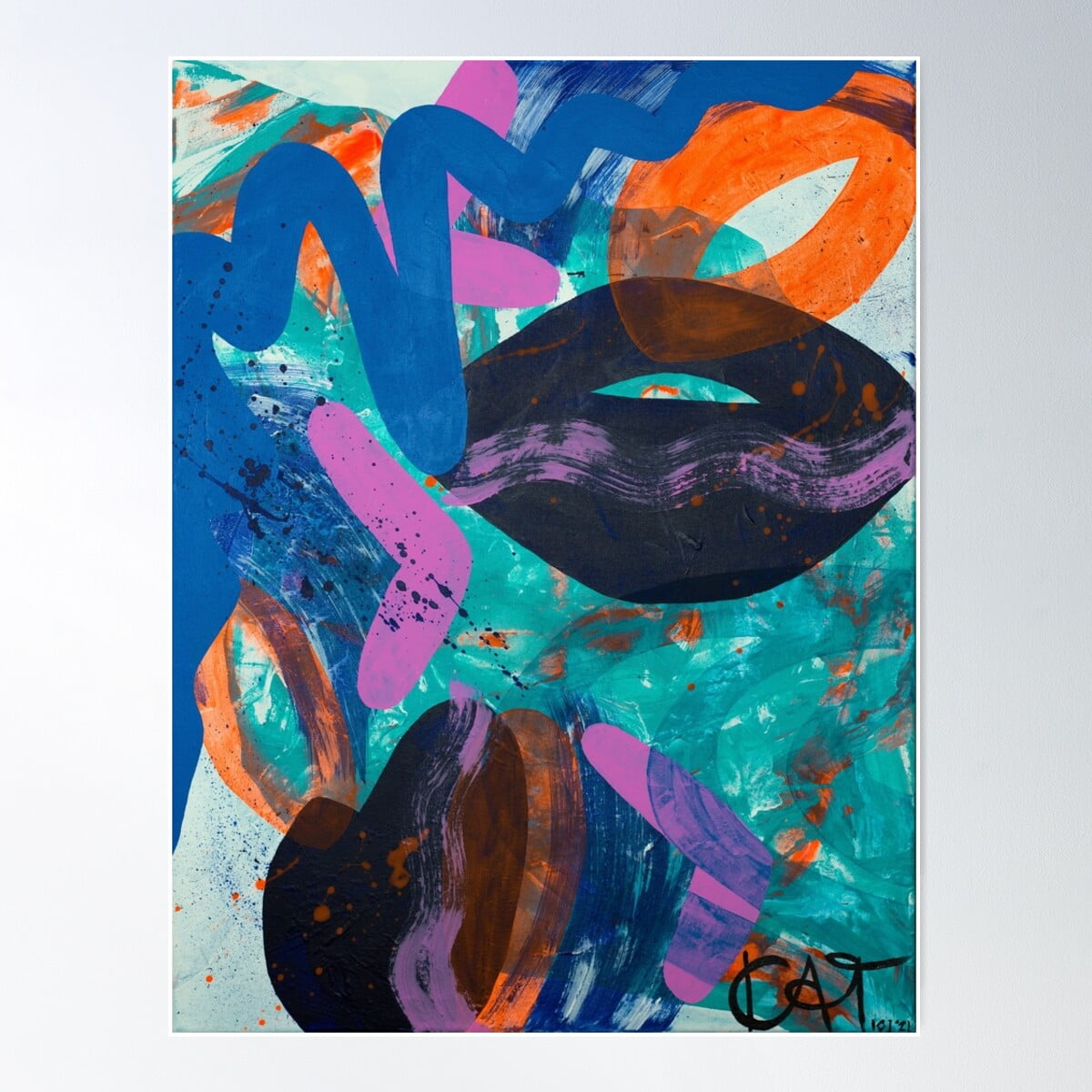 Creative Escape Room Poster Wall Art, Modern Wall Decor For Living Room