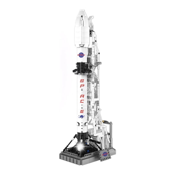 Creative Expert Moon Landing Program Space Rocket X Buildings Sets,City Model Buildings Blocks Gift for Adults Kids 869+PCS