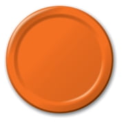 Creative Expressions 24-Piece 9" Paper Plate Set, Orange