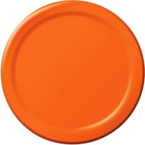 Creative Expressions 24-Piece 9" Paper Plate Set, Orange
