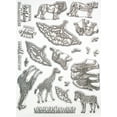 thumbnail image 1 of Creative Expressions A6 Clear Stamp Set-African Animals, 1 of 2