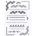 thumbnail image 1 of Creative Expressions - Clear Stamp Set - Christmas Borders and Flourishes, 1 of 1