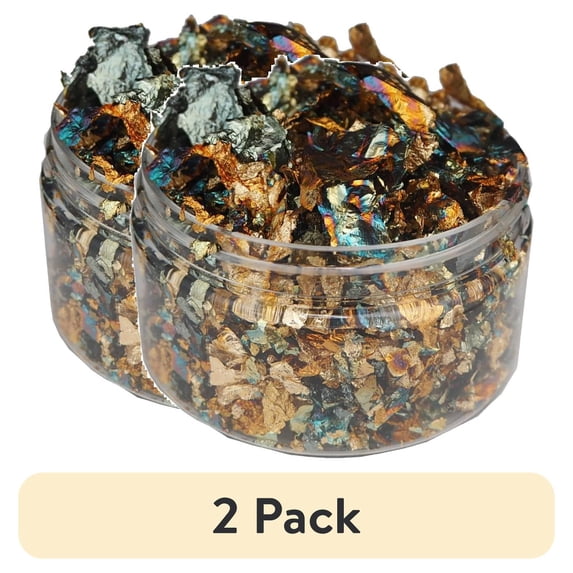 (2 pack) Creative Expressions Cosmic Shimmer Gilding Flakes 100ml-Summer Meadow