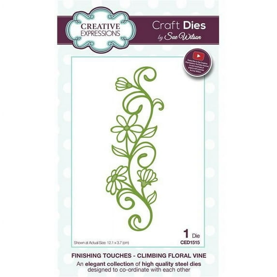 Creative Expressions Craft Dies By Sue Wilson-Climbing Floral Vine