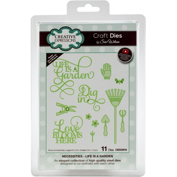 Creative Expressions Craft Dies By Sue Wilson-Necessities-Life Is A Garden