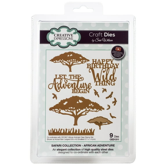 Creative Expressions Craft Dies By Sue Wilson-Safari Collection-African Adventure