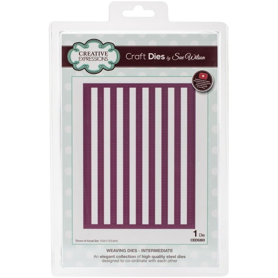 Creative Expressions Craft Dies By Sue Wilson-Weaving-Intermediate