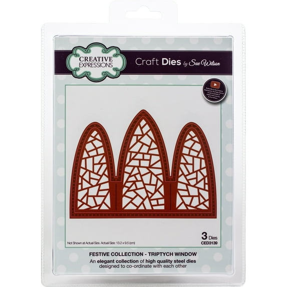 Creative Expressions Festive Craft Dies By Sue Wilson-Triptych Window