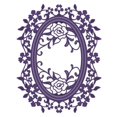 thumbnail image 1 of Creative Expressions Frames and Tags Collection Rose Oval, 1 of 3