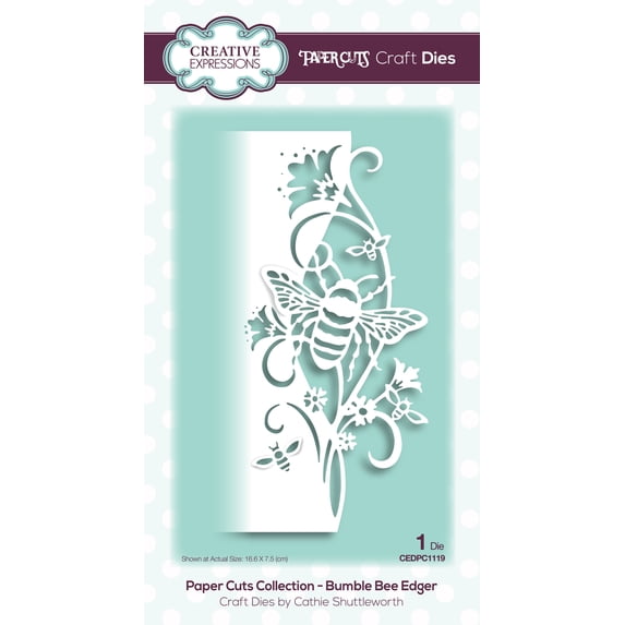 Creative Expressions Paper Cuts Bumble Bee Edger Craft Die