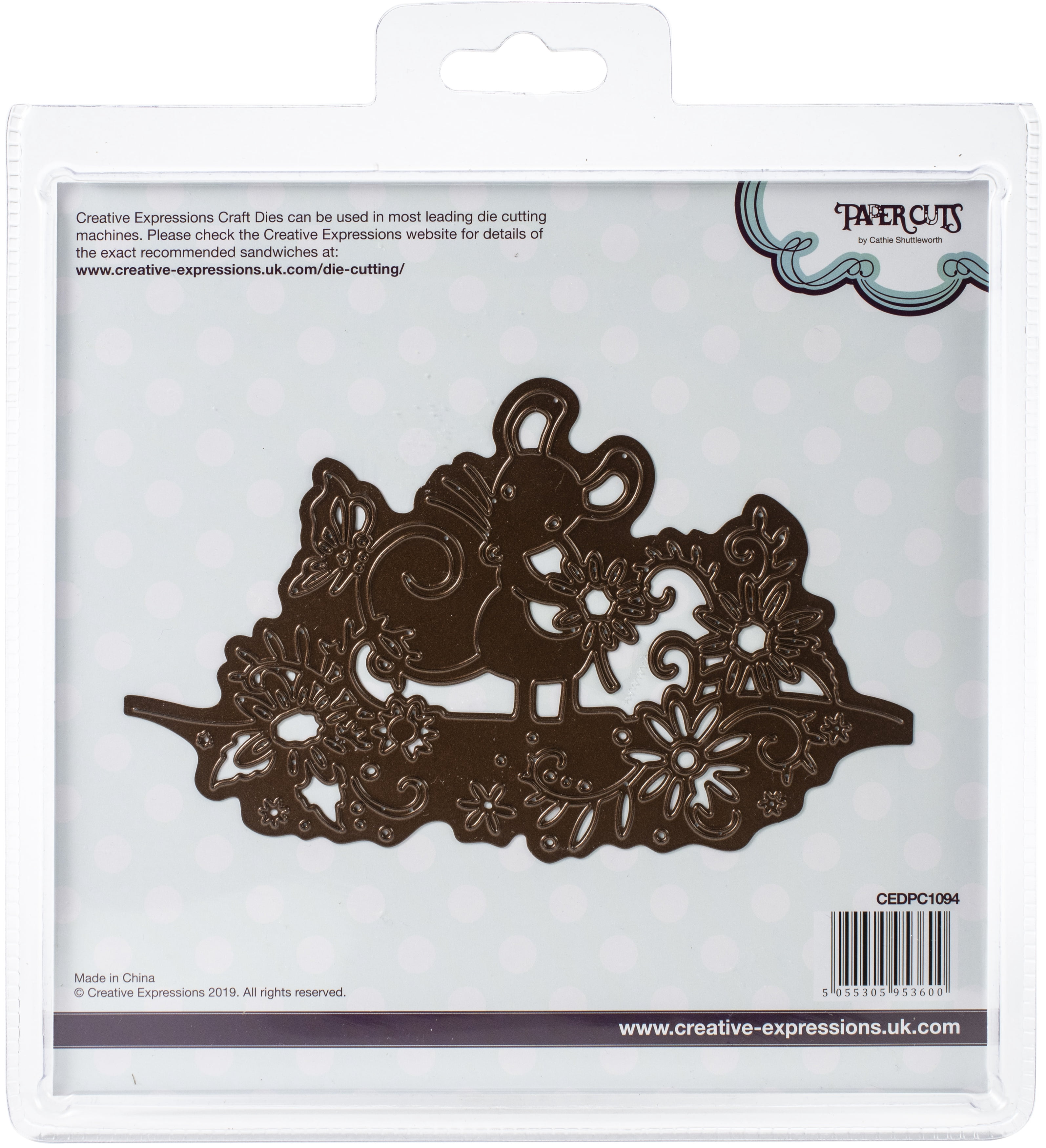 Edger Mouse Creative Expressions Paper Cuts Edger Craft Dies-Garden Mouse - Walmart.com