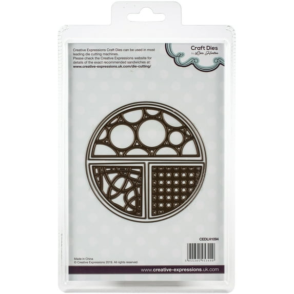 Creative Expressions Sliced Circles Craft Die-Bubbles