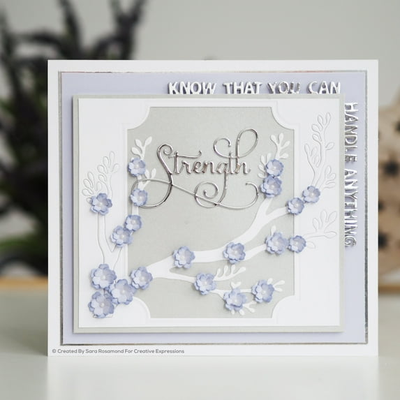 Creative Expressions Sue Wilson Circle Sayings Strength Craft Die