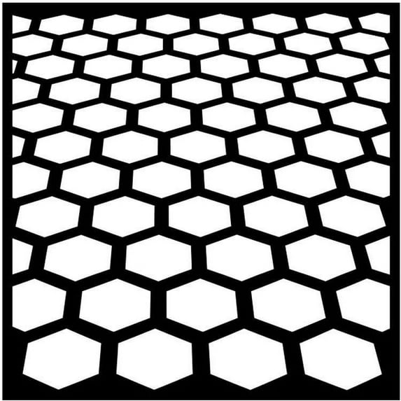 Creative Expressions That Special Touch 6"x 6" Mask - Cells