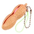 Creative Extrusion Pea Bean Soybean Edamame Stress Relieve Toy Keychain