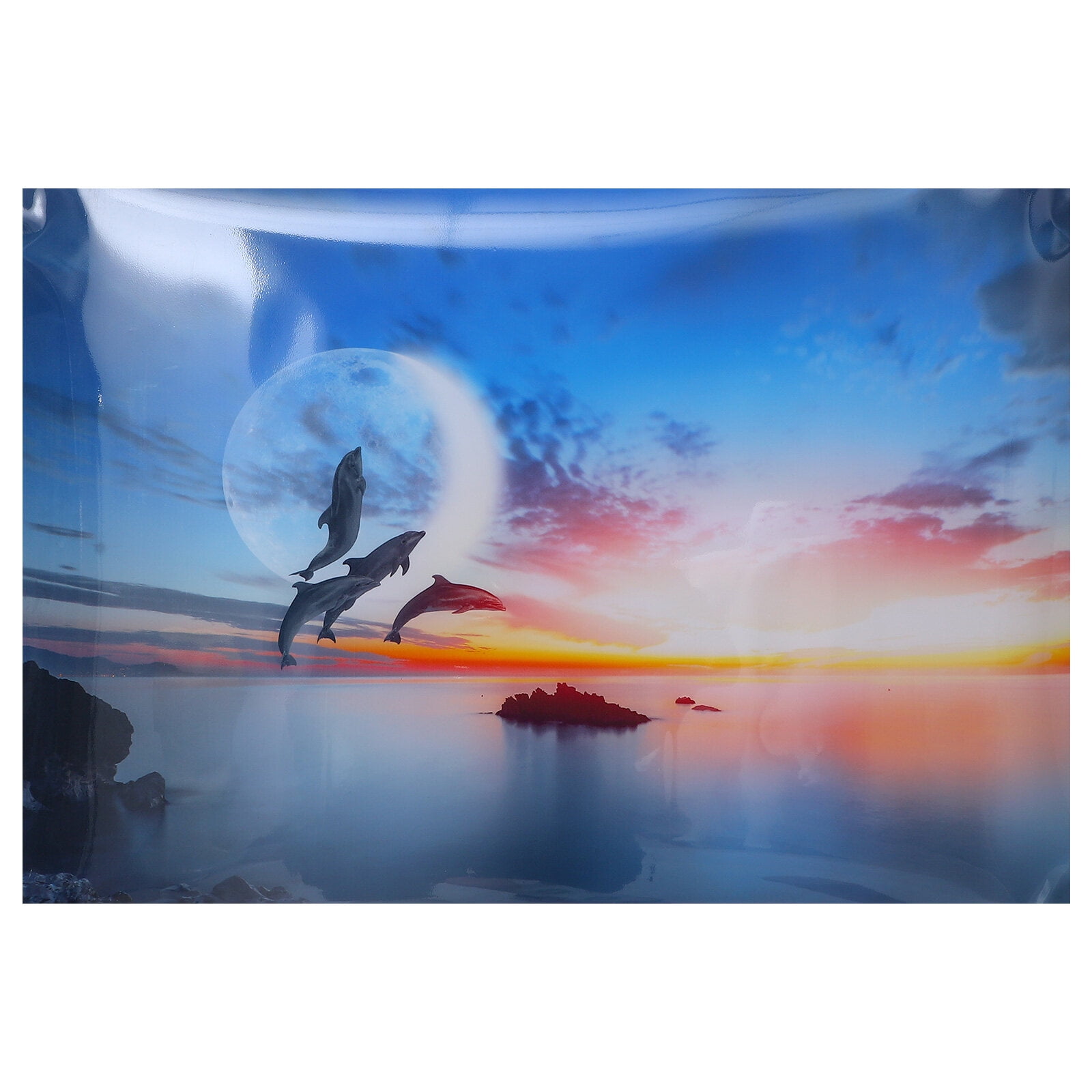 Creative Fish Tank Decals Aquarium Background Poster Backdrop Stickers