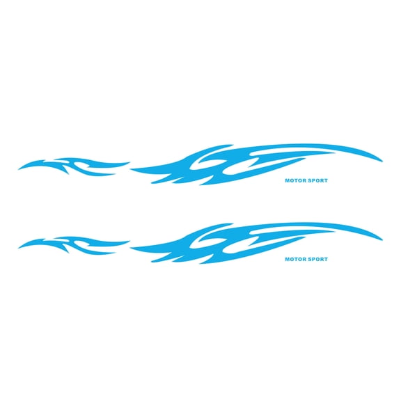 Creative Flame Graphics Auto Stickers Scratch Concealer For Cars SUVs Motorcycles Weatherproof Decorative PVC Component