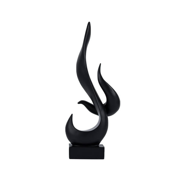 Creative Flame Ornament, Unique Lifelike Flame Shape, Modern Artistic Home Decoration For Living Room Wine Cabinet Tv Stand And Entrance Table