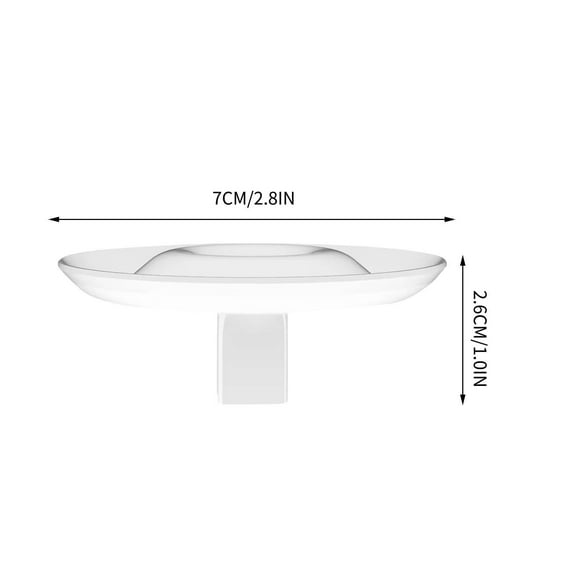 Creative Floating Flower Holder Innovative Floating Floral Arrangement Holders, Clear Acrylic Bowl with Stem for Modern Floating Vase Display