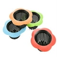 thumbnail image 1 of Creative Floor Drain Wholesale Plastic Plum Blossom Floor Drain TPR Floor Drain Sink Filter Sink Plug 2PCS Red, 1 of 5