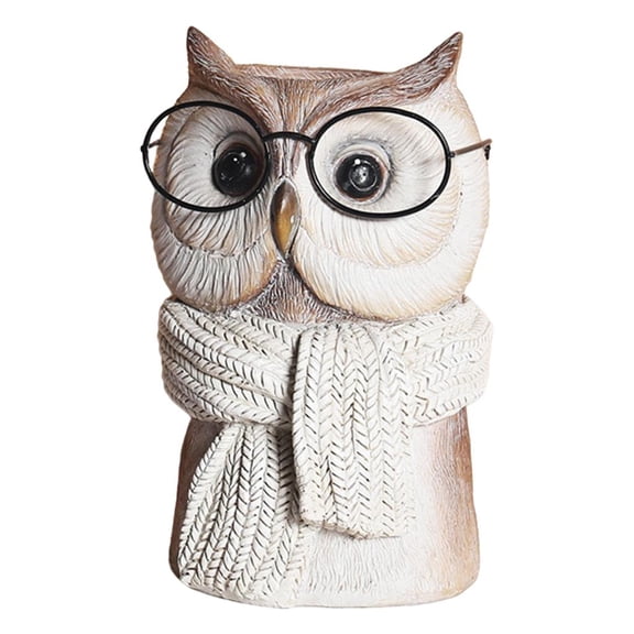 Creative Flower Vase Animals Statue Sculpture Ornaments Home Decor Vases Office Kindergarten School Shop Tabletop Flowerpot Flower Pot Decoration Owl