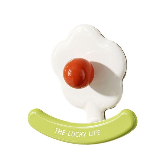 Creative Flower Wall Hook Without Drilling Installation Strong Adhesive Waterproof Suitable for All Family Homes