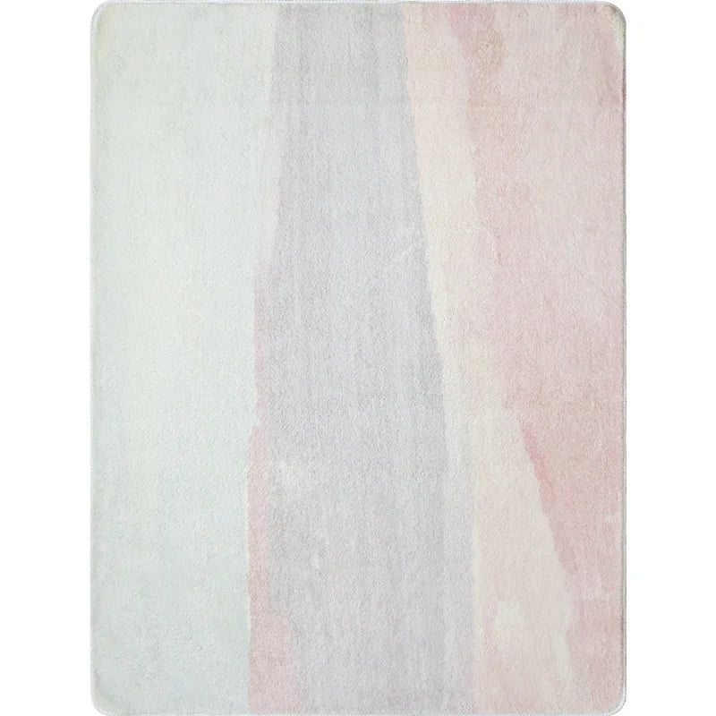 Creative Fluffy Pink Carpets for Living Room Large Size Nordic Style