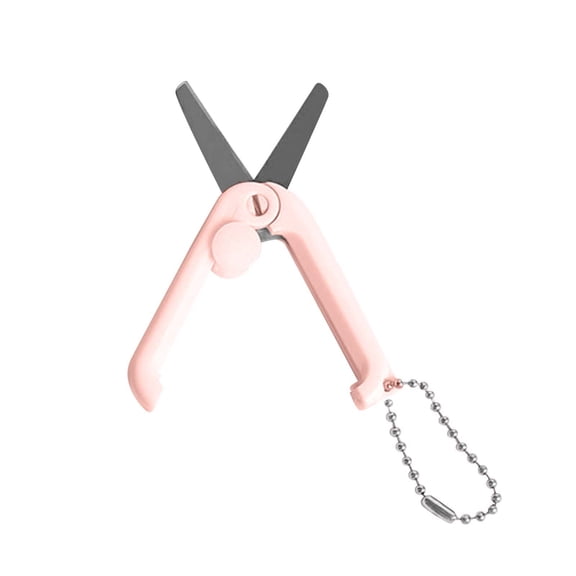 Creative Foldable Mini Scissors - Multifunctional, Lock Mechanism, Cute Design, Durable