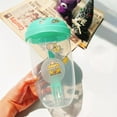thumbnail image 1 of Creative Fresh Salad Cup with Fork Sauce Cup Portable Picnic Bento Food Box Girl Fat Reduction Cup Salad Portable Cup Suitable for Fitness Exercise, Fat Loss (Green), 1 of 7