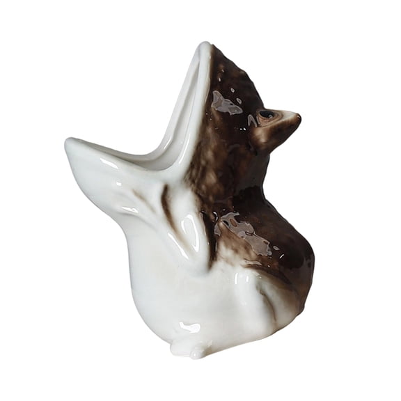 Creative Frog Face Ceramic Flower Container For Small Succulents Computer Shelf Decoration Indoor Gardening