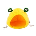 thumbnail image 1 of Creative Frog Shape Hamster Bed Large Space Mini Sleeping House - Fun and Comfortable Resting Spot, 1 of 8