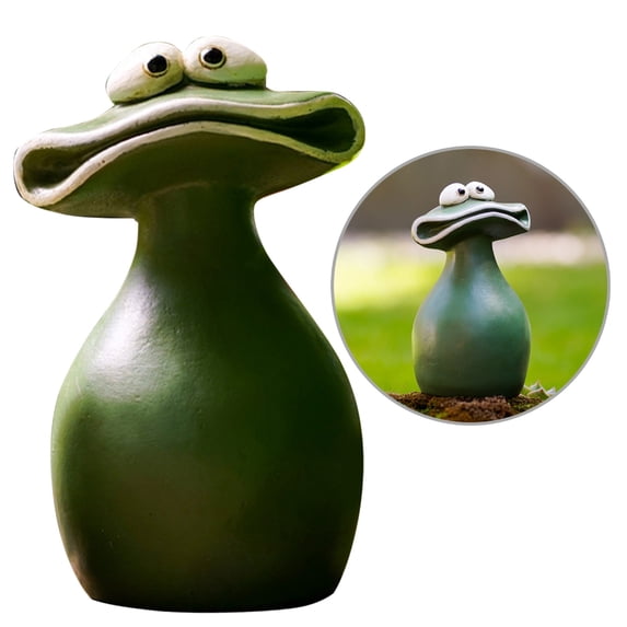 Creative Frogs Figurine Decor Animal Collectible Figurines Funny Frogs Resin