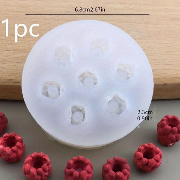Creative Fruit Silicone Molds - Blueberry, Raspberry, and Strawberry Designs for Chocolate and Fondant Making