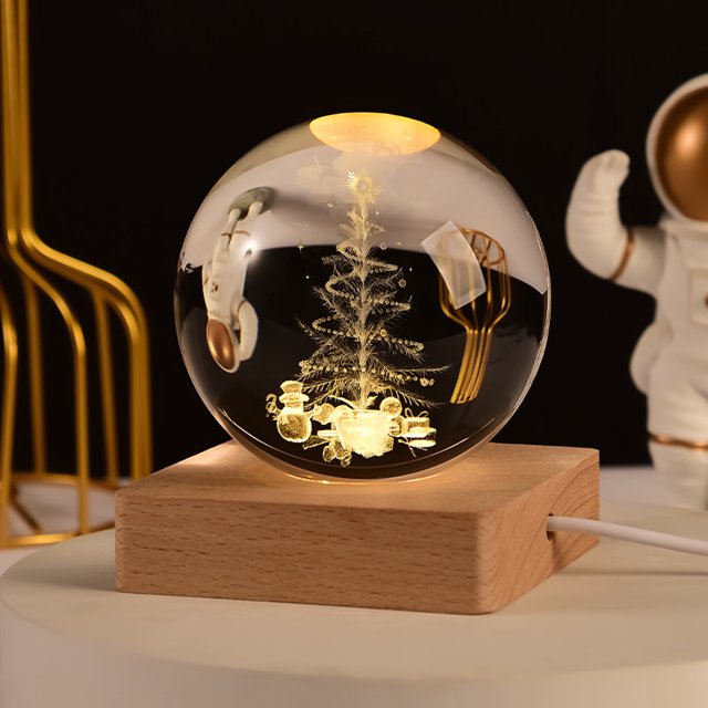 Creative Galaxy Crystal Ball Luminous Galaxy Decoration Home Crafts