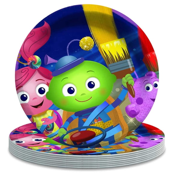 Creative Galaxy Paper Plates Birthday Decorations Party Supplies Tableware Disposable Dinnerware