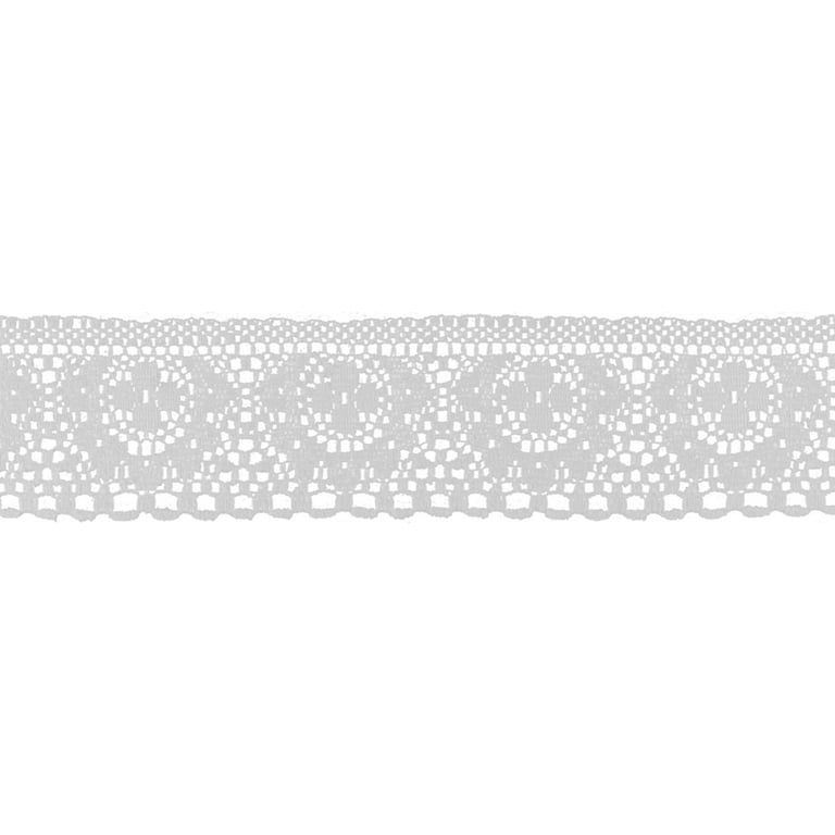 Creative Galloon Lace Trim 1 - 1/2 X 24yd - White 