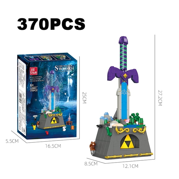 Creative Game Props The Master Sword Building Blocks Dark Link Sword Weapon Set Assemble Bricks Toy Gifts For Children Boy Adult