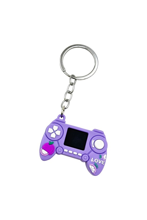 Creative Gamepad Keychain Simulation Toy Game Machine Keyring Bag Pendant PVC Key Rings For Daily Use And Decoration