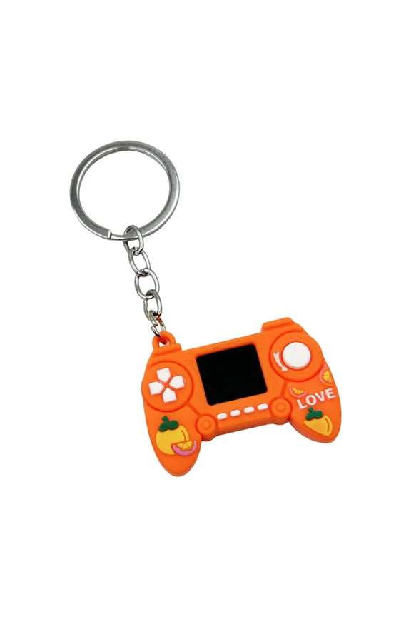 Creative Gamepad Keychain Simulation Toy Game Machine Keyring Bag Pendant PVC Key Rings For Daily Use And Decoration