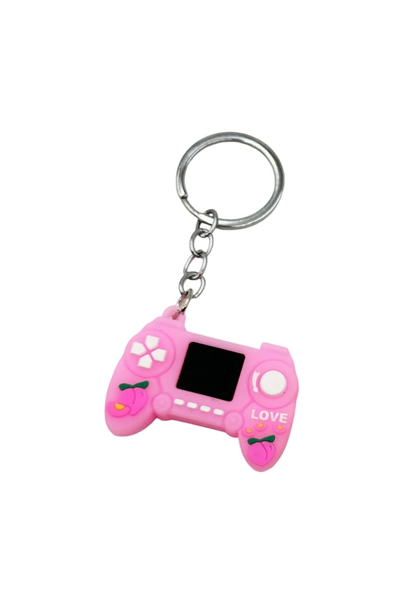 Creative Gamepad Keychain Simulation Toy Game Machine Keyring Bag Pendant PVC Key Rings For Daily Use And Decoration