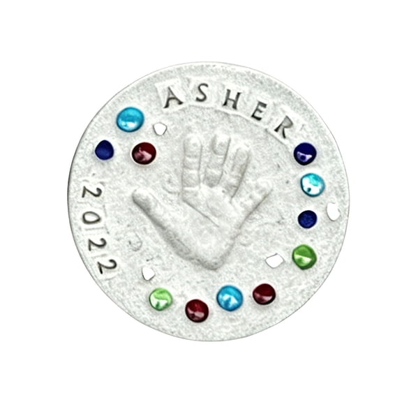 Creative Garden Stepping Stone Set Handmade Gypsum Handprint Art Supplies For Desktop Shelf Display Garden Decoration
