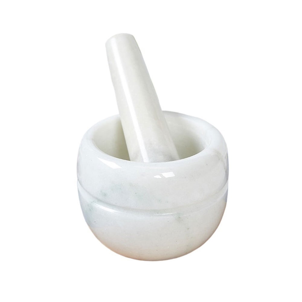 Creative Garlic Pounder Marble Spice Grinder Household Manual Pounding Jar Small Garlic Presser